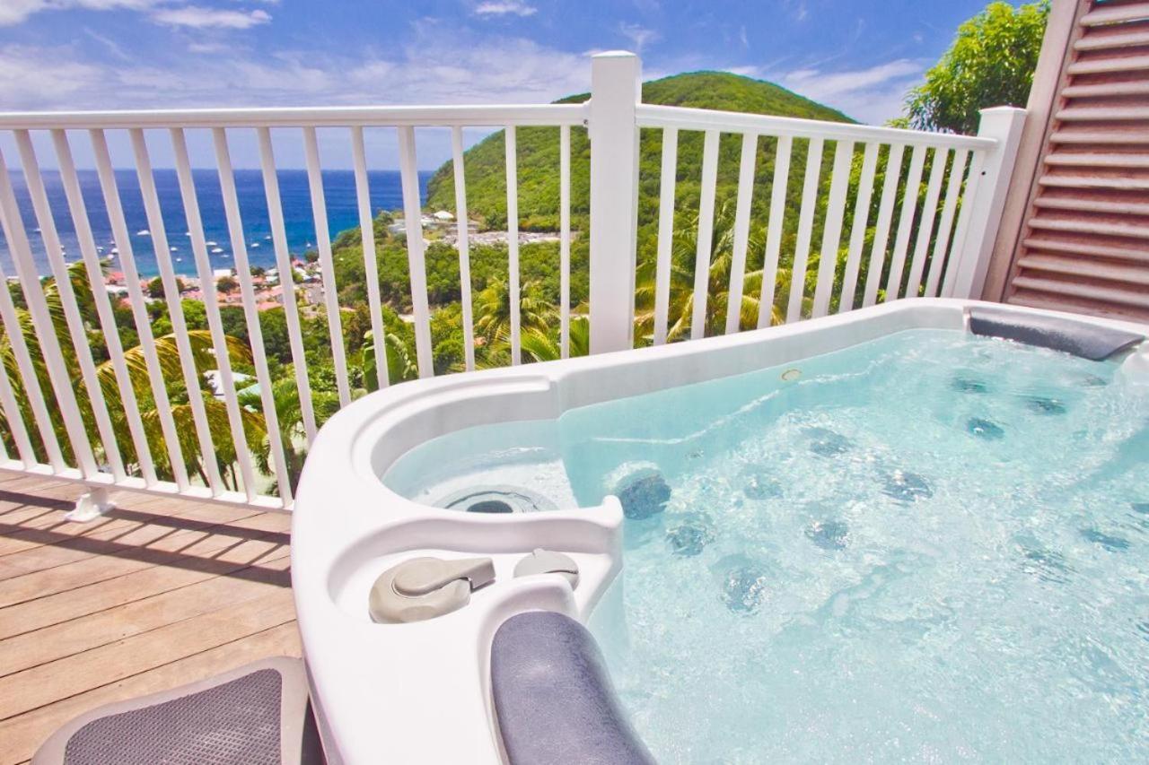 Appartement Duplex Vue Mer Jacuzzi Privé Deshaies Exterior foto